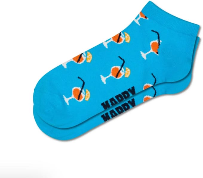 Happy Socks - Orange Spritz Low Sock - Unisex - Sokken