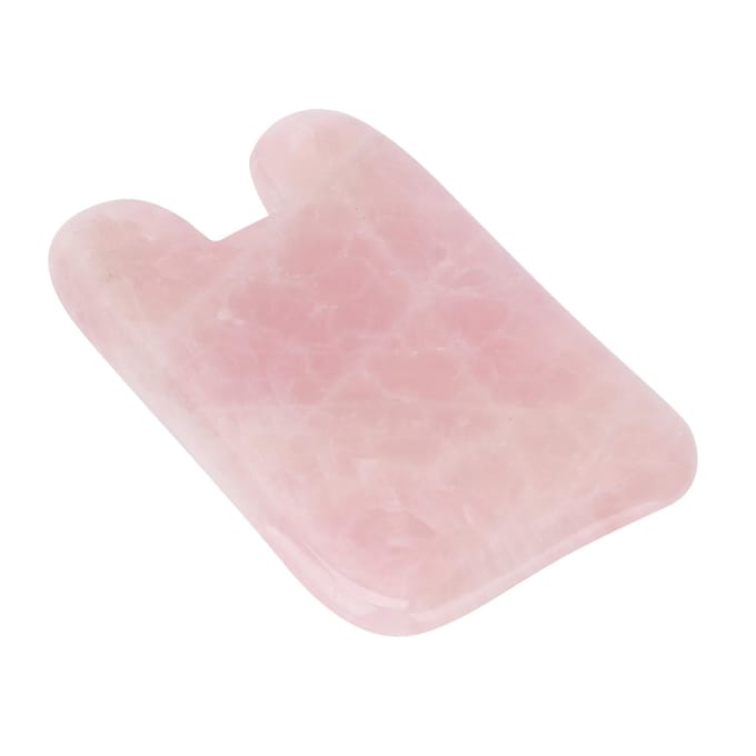 Professioneel Rozenkwarts Gezichtsmassage Gua Sha Gereedschap Draagbaar Gezichtsschoonheid Schraapbord gray