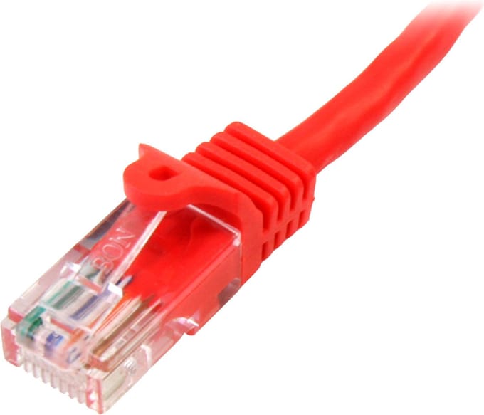 StarTech.com 5m Red Cat5e / Cat 5 Snagless Ethernet Patch Cable 5 m - network cable - 5 m - red - Rood - 5m