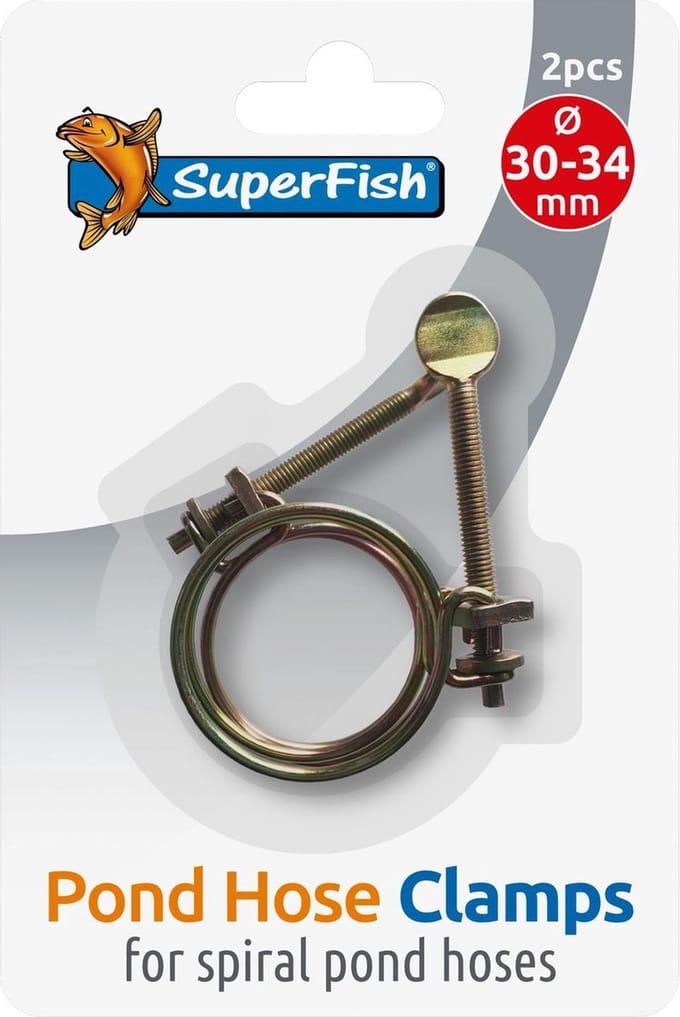 Superfish Spiraalslangklem 2 stuks - Filters - 30-34 Mm