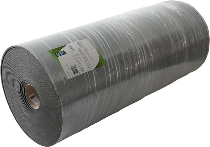 Isolerende Rol - Muurisolatie Paneel - Binnenruimte Isoleren - Zelfklevend Polyethyleen - 15 Meter - Zwart