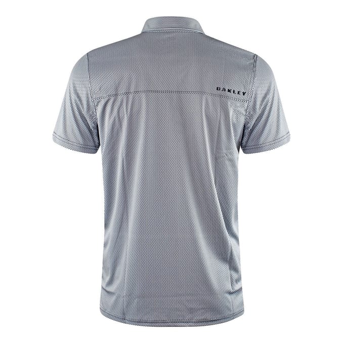 Oakley Collared lichtgrijs heren Offset Urban Golf poloshirt 433689 02E