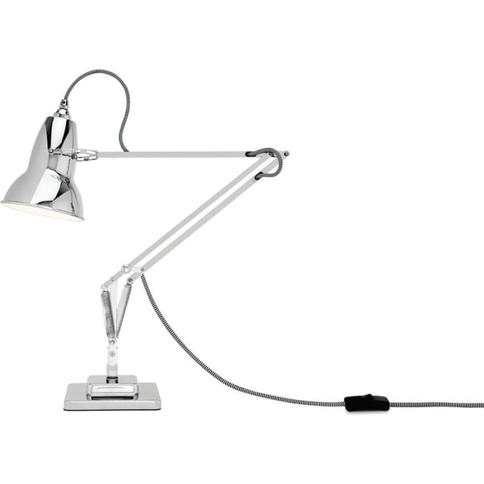 Anglepoise - Original 1227™ Bureaulamp - met tafelvoet - Ked - verchroomd - zilver