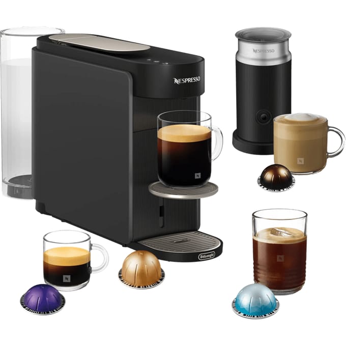 De'Longhi Nespresso ENV200GYAE Vertuo UP Antraciet + Aeroccino