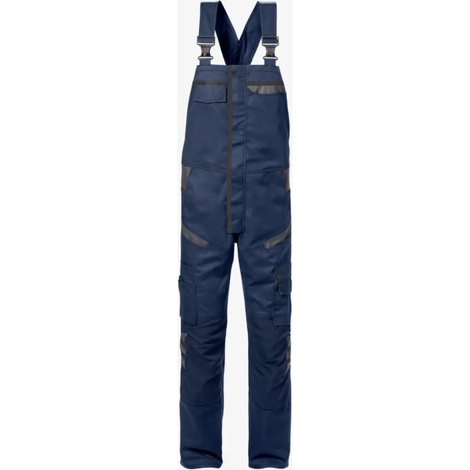 Fristads Amerikaanse Overall 1555 Stfp - Marineblauw/Grijs - C46