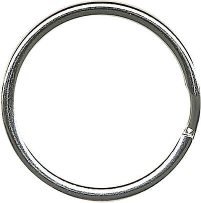 Sleutelring Alco 33mm metaal - zakje a 10stuks x 10 in doos
