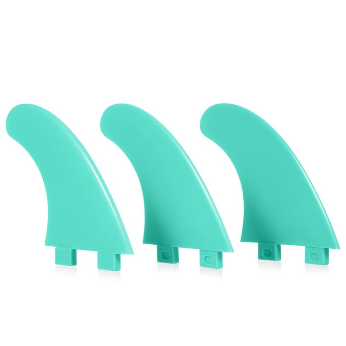 3 pièces palmes de planche de Surf 4.5 pouces G5 palmes de Surf Stand Up Paddle Board propulseur palmes accessoires vert