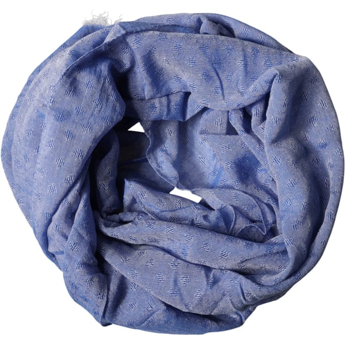 Dolce & Gabbana Blauwe Kant Sjaal Katoenen Nekwrap Schal