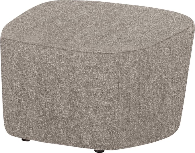 vtwonen Lofty Hocker - Polyester - Naturel - 41x62x48