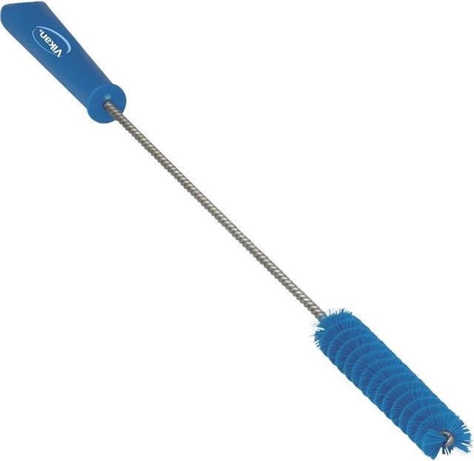 Vikan Pijpenborstel polyester vezels 20mm zacht blauw – 53763