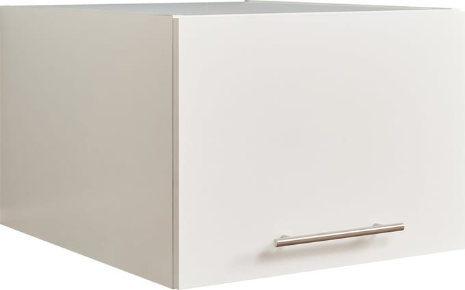 Interiax WASHWALL 'Mary' Wasmachine Bovenkast Wit - Met 1 openslaande deur- 38x50x67.5 cm