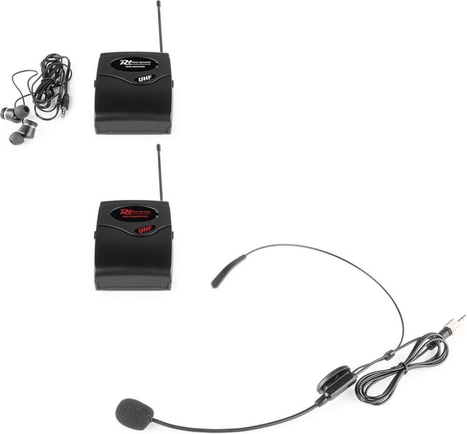 Rondleidingsysteem - Power Dynamics TG40 - Complete set - Zender en ontvanger - UHF