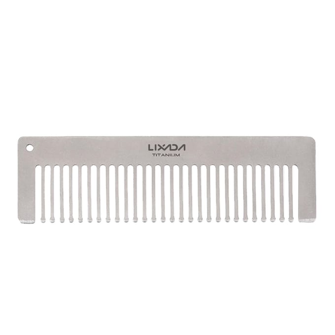 Lixada Titanium Kam Anti-Statische Haar Baard Kam Zak Kam Type 1