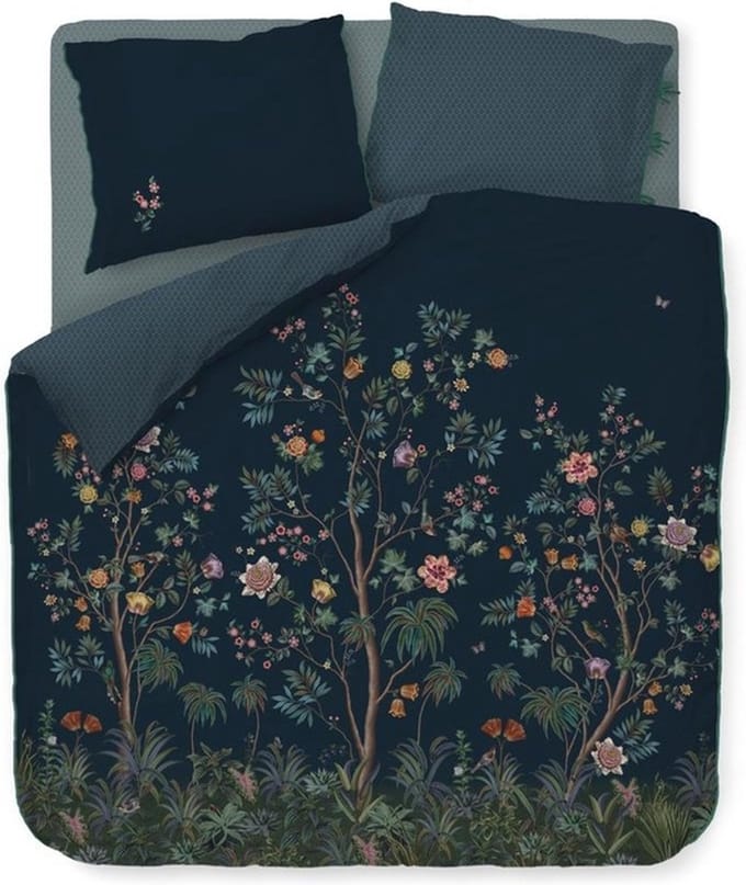 Pip Studio Dekbedovertrek Il Paradiso Dark Blue 1 persoons