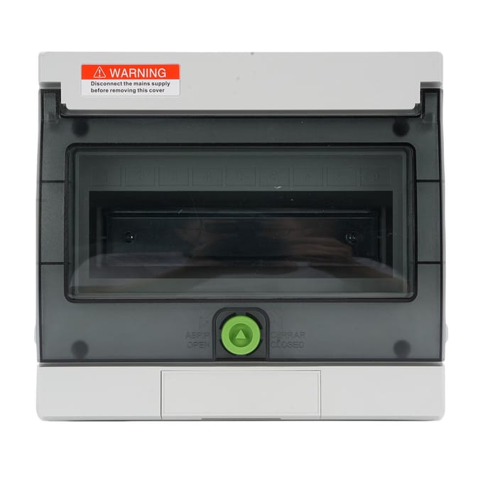 Boîtier de distribution disjoncteur 4 voies IP66 Étanche Enceinte rail DIN pour usage intérieur extérieur