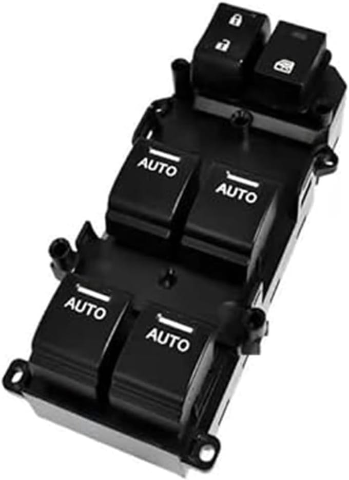 Raamheffer Schakelpaneel - Vensterbediening - Auto Interieur - Verbeterd Ontwerp - 1 Eenheid - Zwart
