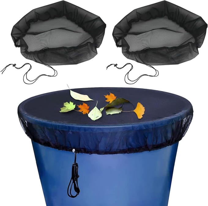 Regentonnet - Bescherming tegen bladeren en muggen - 2 stuks - 95 cm