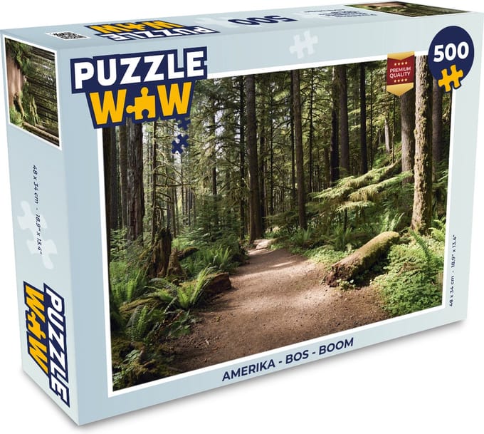 Puzzel Amerika - Bos - Boom - Legpuzzel - Puzzel 500 stukjes