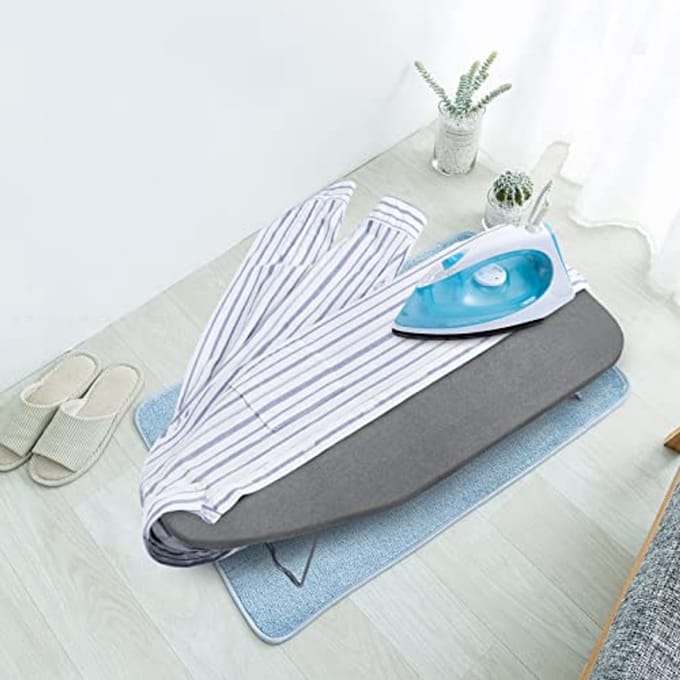 Gewatteerde strijkplankhoes 12,5" x 32" – Scorch Resistent, Katoen met Padding en Warmte Reflecterende Heavy Duty Pad