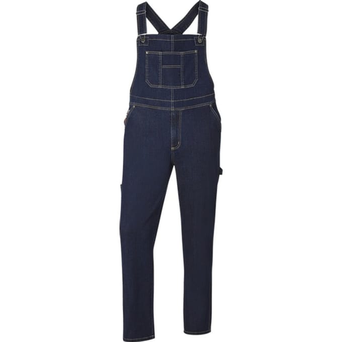 Jan Vanderstorm herren Tuinbroek - 64 - blauw - Plus Size