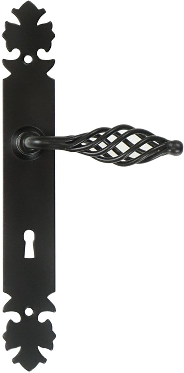 Seart Group LAGOS - Deurklink - 72mm - Zwart - Retro