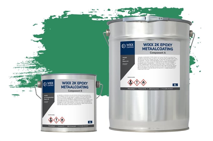 Wixx 2K Epoxy Metaalcoating - 5L - RAL 6024 | Verkeersgroen