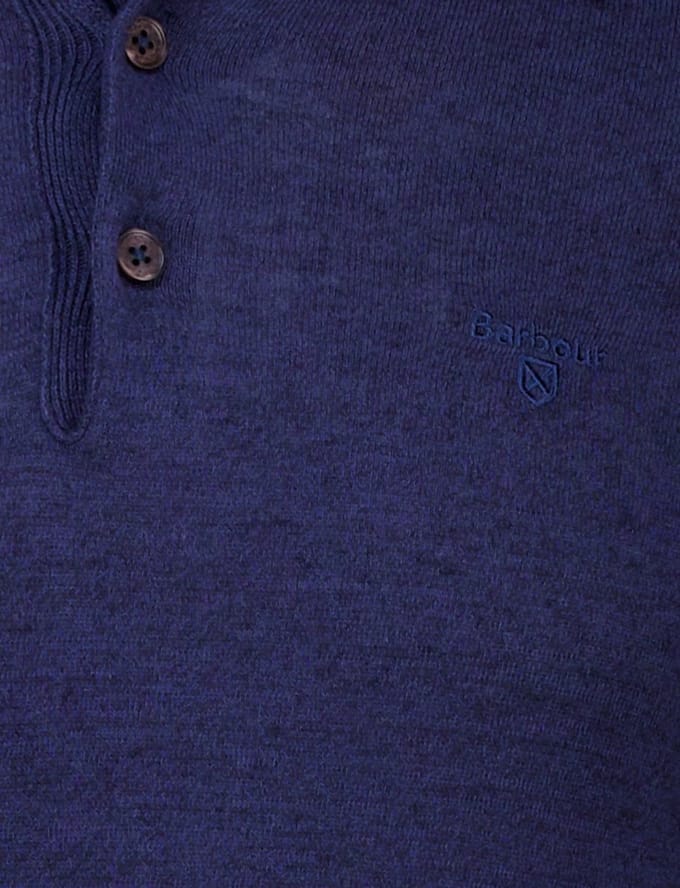 Barbour poloshirt korte mouw donkerblauw