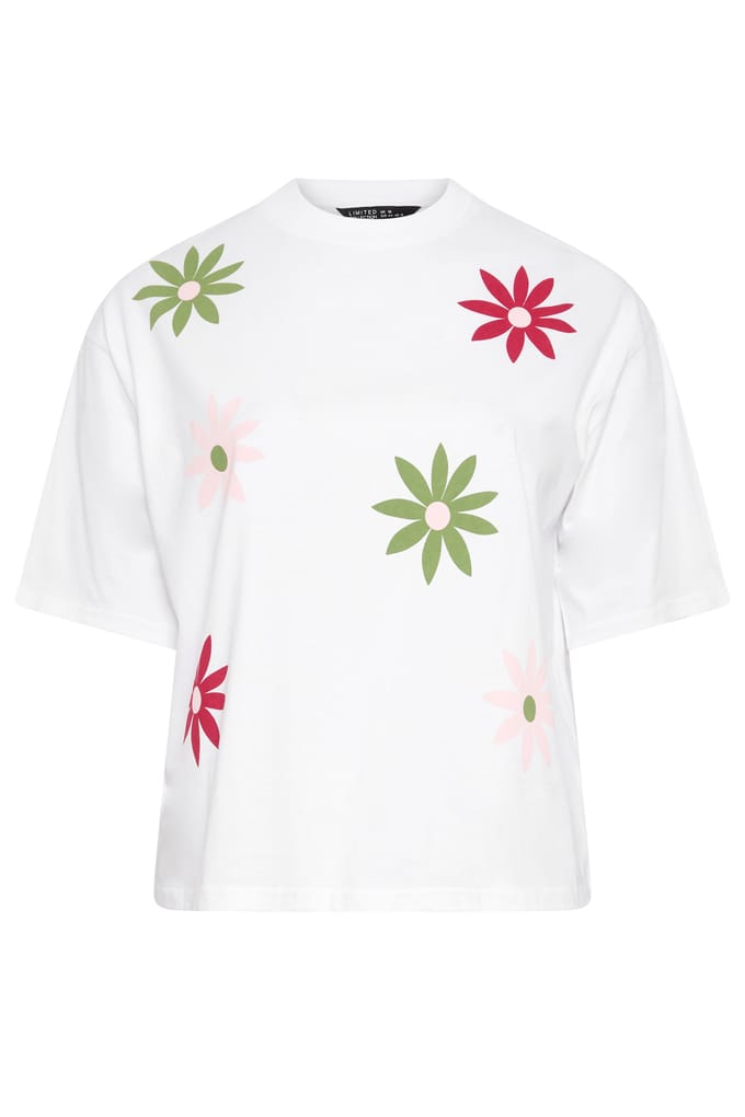Limited Collection Tshirt Met Bloemenprint Size 48
