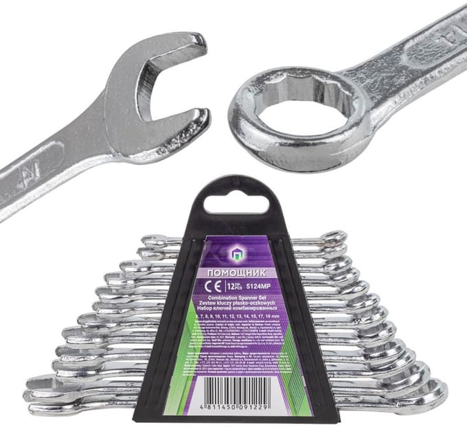 Forsage - Ringsleutel Set - 6-19mm - 12 stuks - Staal CrV