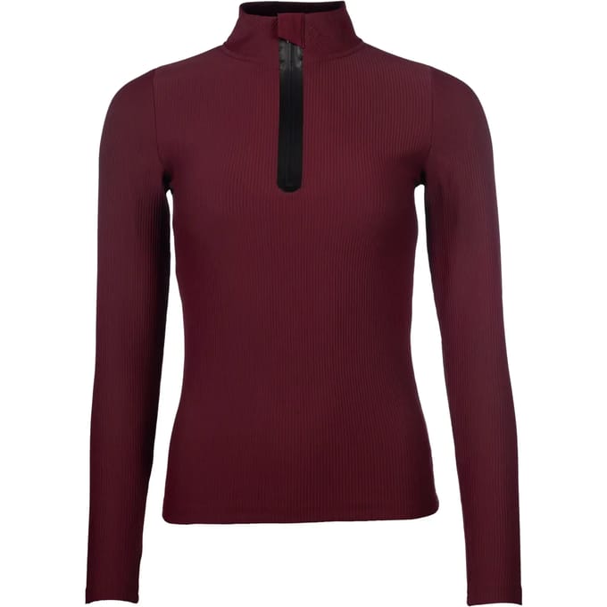 Damespolo met lange mouwen Lauria Garrelli Livigno Ribbed