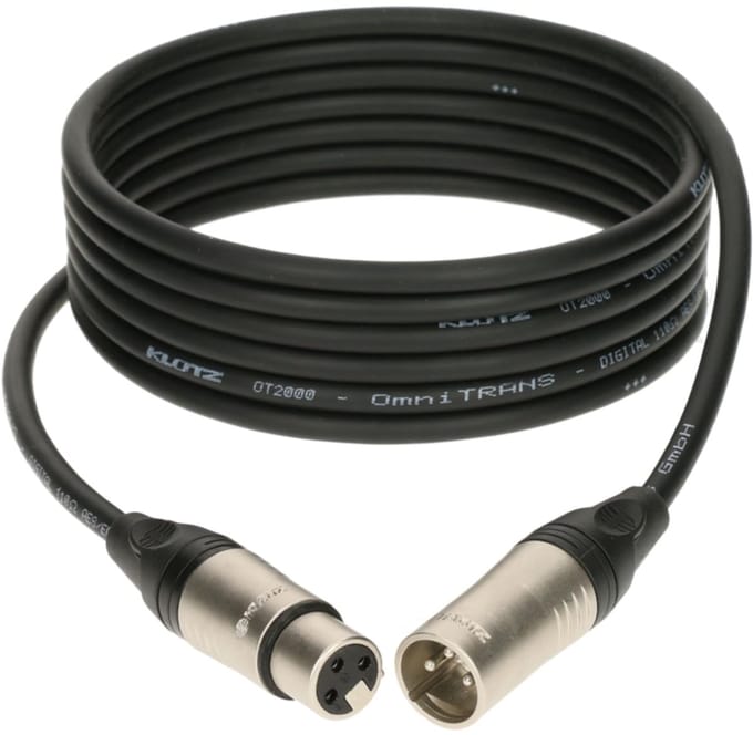 Klotz D2D-3X1K0-001 DMX Kabel 1 m - Kabel