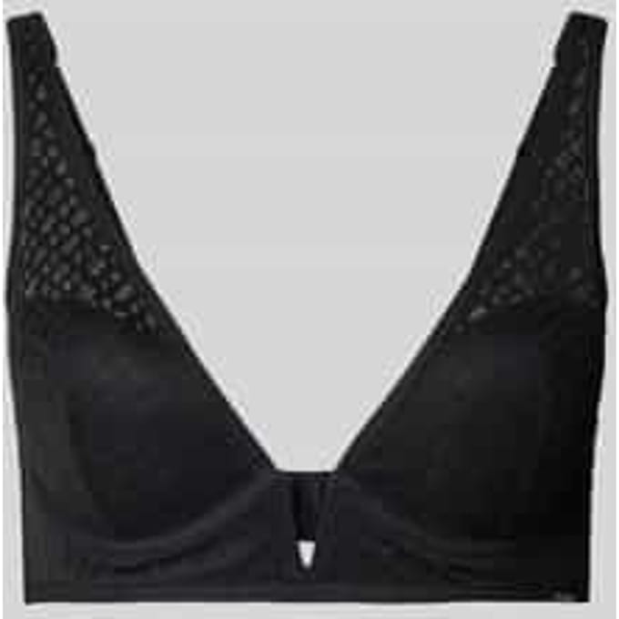Triangelbeha met kantgarnering