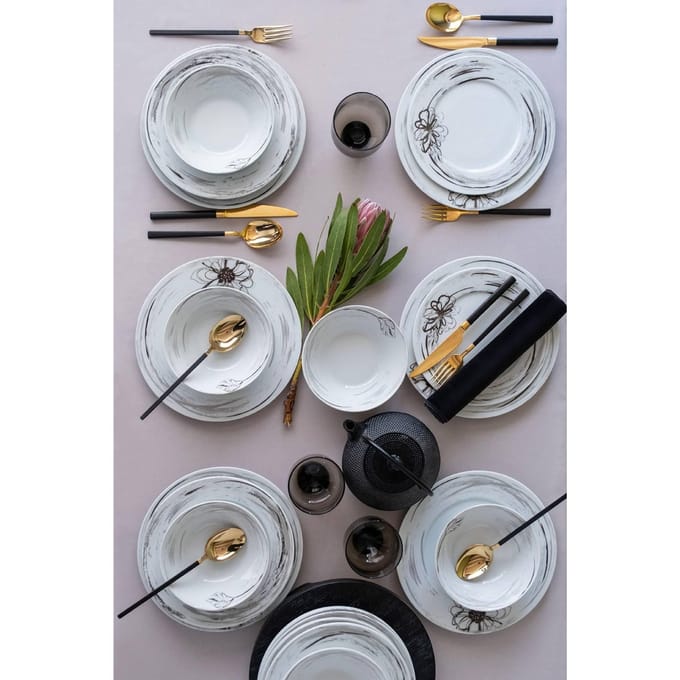 24-delige dinerset Cécile porselein | Hermia
