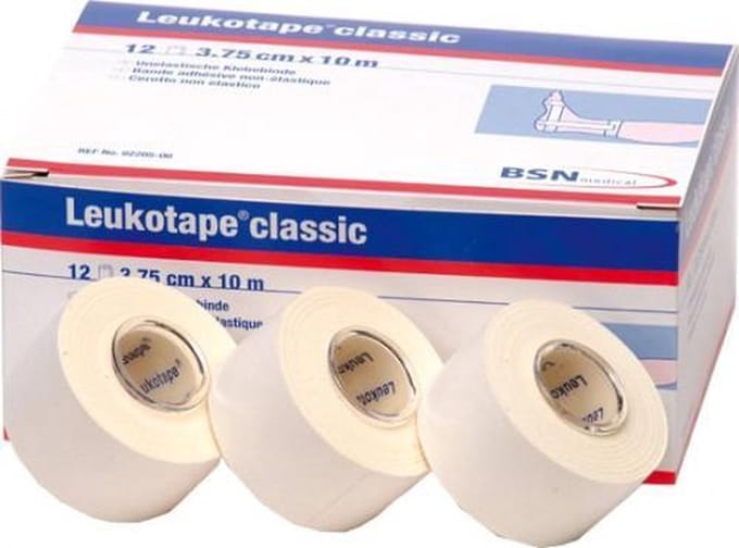 Leukotape classic - 3,75cm x 10 m - doos van 12 rollen