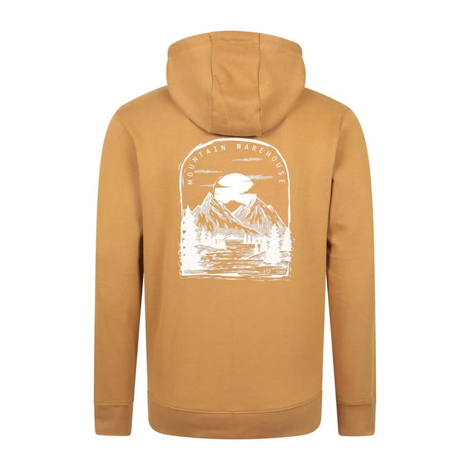 Mountain Warehouse Heren Sunrise Overhead Hoodie (Mosterd)