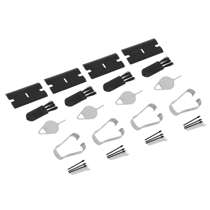 4 Sets Styluspunten voor Galaxy Tab S9 S9+Plus S9 Ultra S9 FE Soepele Stylus Vervangingspunten Zwart veelkleurig