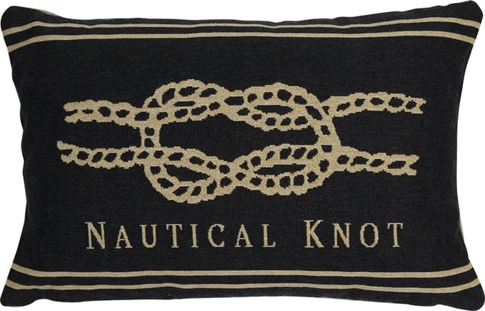 gobelin kussen antraciet platte knoop 30x45cm*