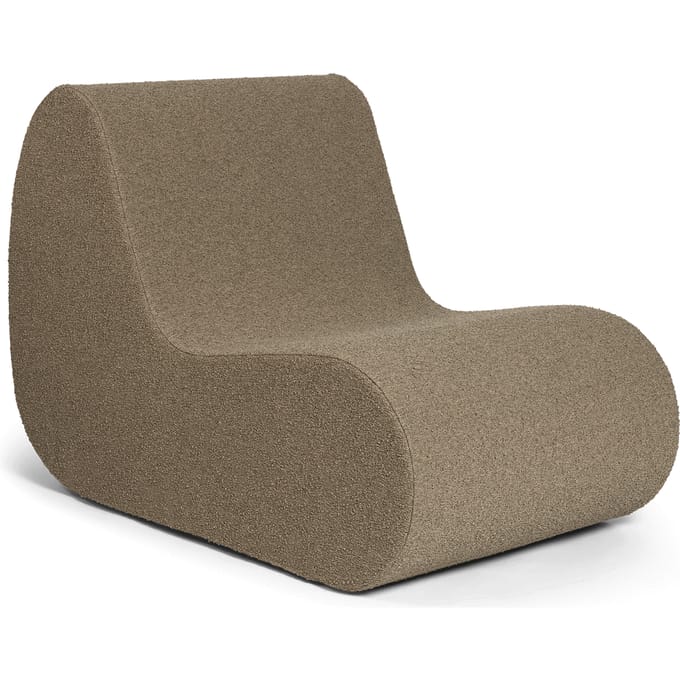 Ferm Living Rouli fauteuil - zand (Bouclé)