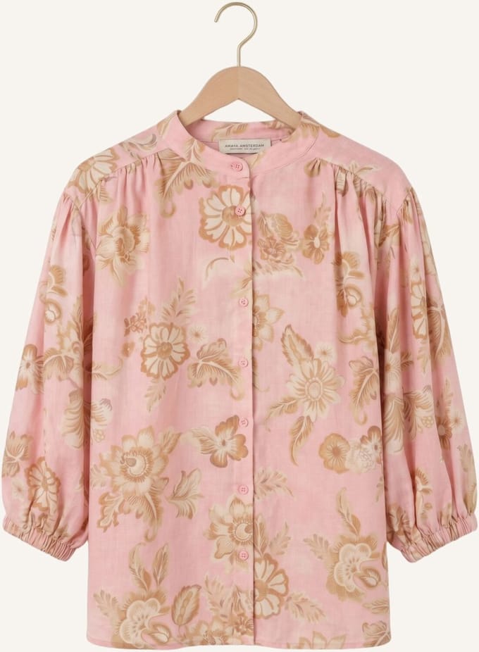 Amaya Amsterdam Juno Blouse Blouses Dames - Roze - Maat S