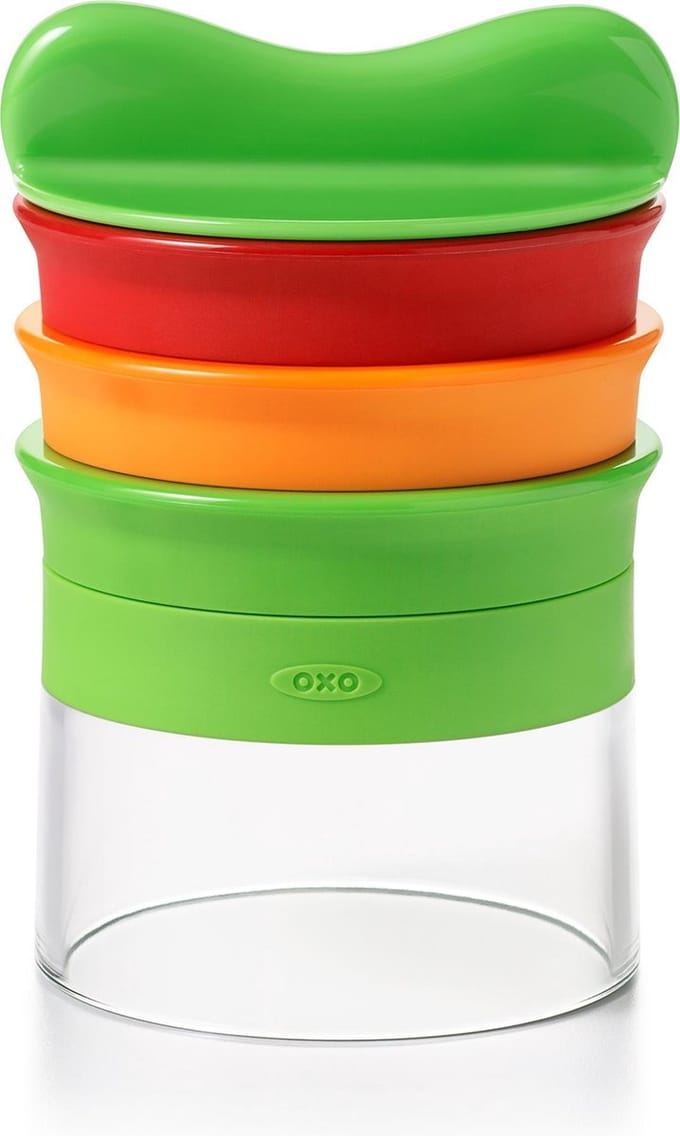 OXO - Spiraalsnijder - 3-in-1 - Met restenhouder