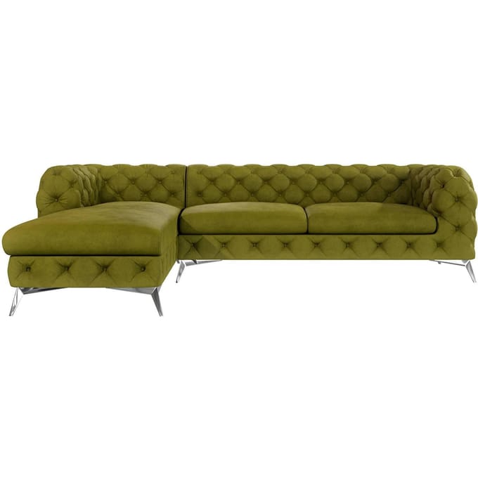 Hoekbank Noralie links velvet | Ropez