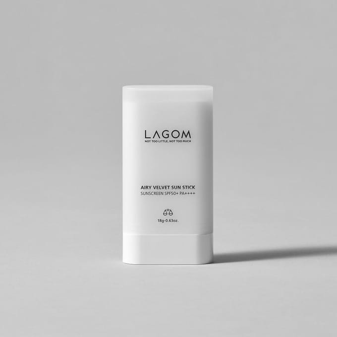 [LAGOM] Airy Velvet Sun Stick SPF 50+ PA++++ 18g white