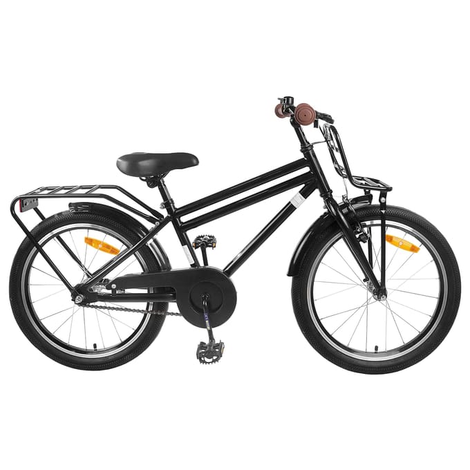 vidaXL - Kinderfiets - 22 - Inch - voor - 7-12 - jaar - oud - Zwart