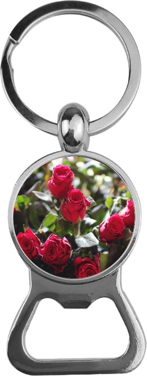 Bieropener Glas - Bloemen