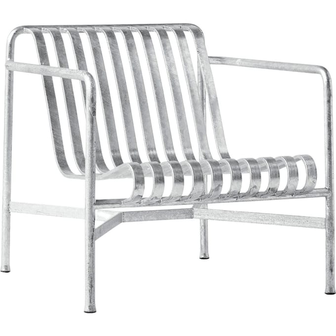 HAY Palissade Lounge Chair Low - verzinkt
