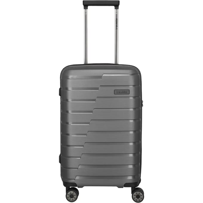 Travelite Air Base Handbagage 55cm Koffer Slim Antraciet - Handbagage koffers