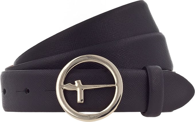 Tamaris Leren Riem Classic Belt W100 Black Zwart