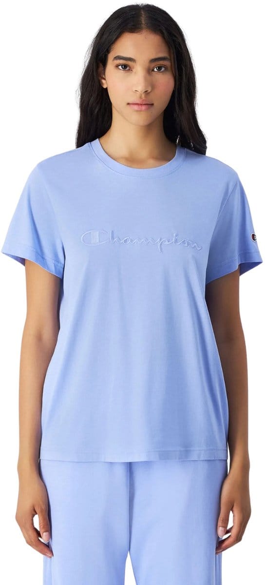 Champion T-shirt Dames SS Tee Hemelsblauw - Maat M
