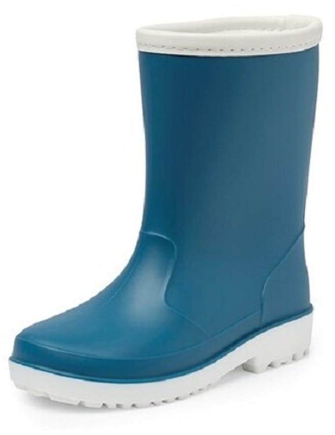 Gevavi Boots - Bodi gevoerde kinderlaars PVC blauw - maat 28
