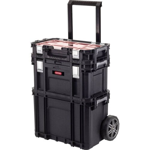 Keter Gereedschapsopberger met Connect Trolley and Rolling Systems zwart
